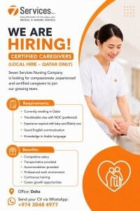 WE ARE HIRING  CERTIFIED CAREGIVER