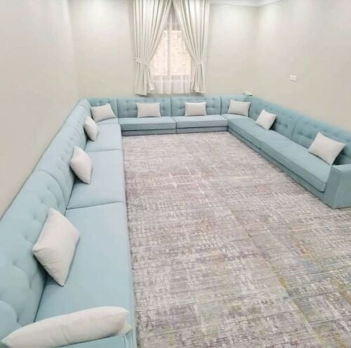 Custom Majlis Sofa curtain make
