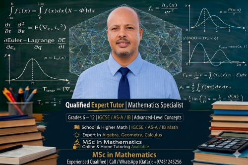 A Qualified Math and Physics Tutor