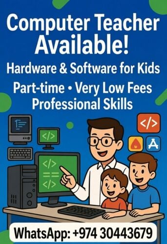 Professional computer teacher here