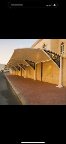  car parking and steel work