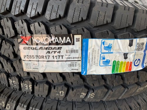 P285/70R17 Yokohama 4pc