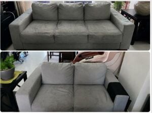 Grey 3-Seater and 2-Seater Sofa