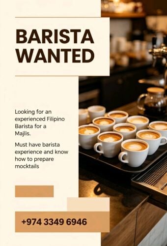 need barista