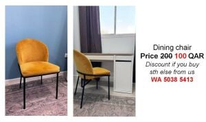 Yellow Dining chair