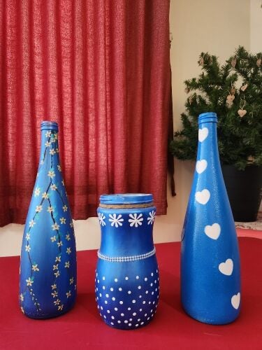 Bottle Art Showcase Pieces