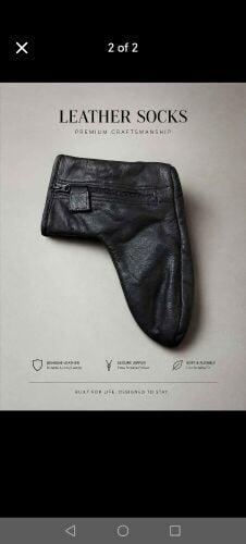 leather Socks for sale 2 pice new