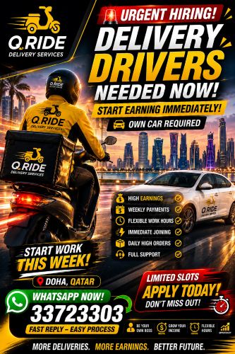 Drivers wanted for work