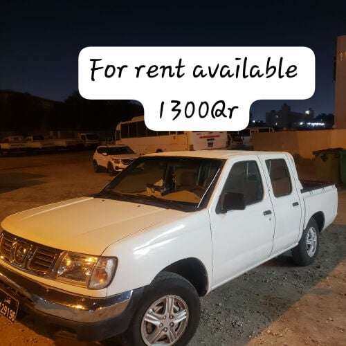 Nissan double cabin pick up rent 