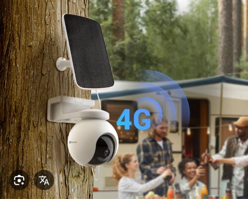 Solar camera 4K 8MP Ezviz 