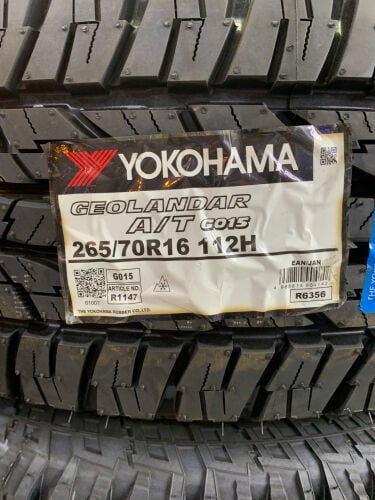 265/70R16 G015 Yokohama 4pc