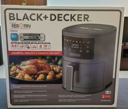 Black Decker Digital Air Fryer 3.5L