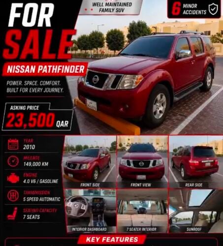 Nissan Pathfinder Full Option