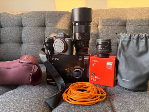Sony photography kit + lights