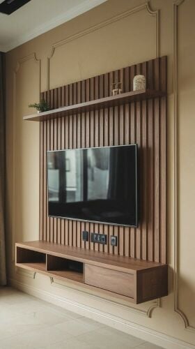 TV decor and wardrobe