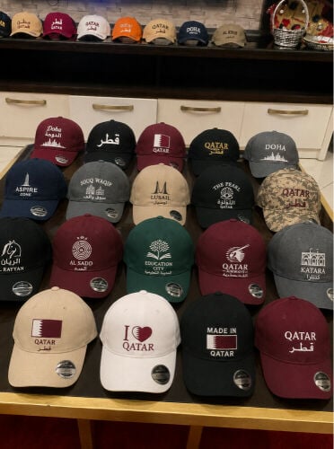 Premium Qatar Embroidered Caps |