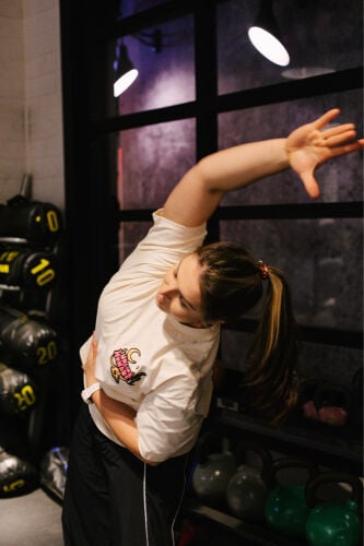 Female personal trainer
