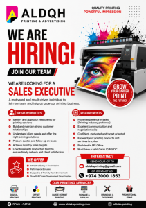 SALES EXECUTIVE (FEMALE)
