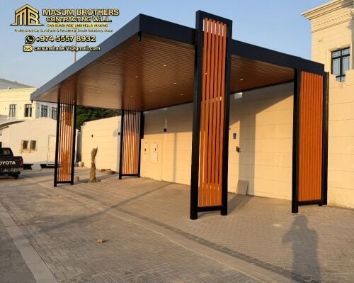 نقوم بتركيب مظلات مواقف السيارات