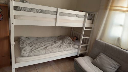 Clean children's bunk bed