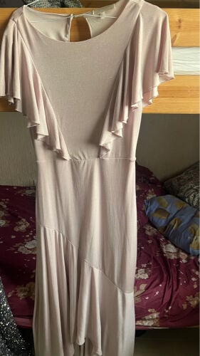 pale pink dress