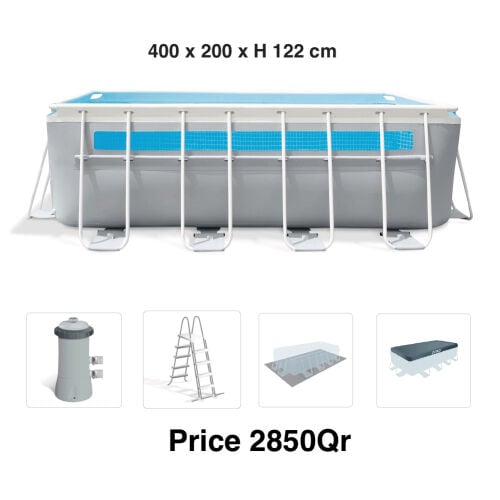 Swimming pool 400X200X H 122cm