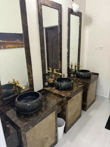 مغسلة رخام درج خدمات صيانة