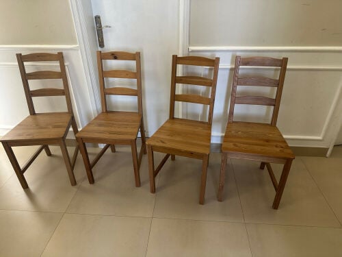 8 chairs in good condition