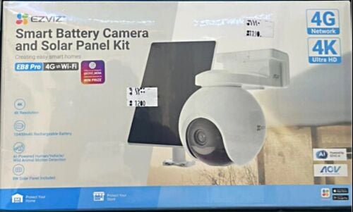 Ezviz 8mp 4K Solar power 4G camera
