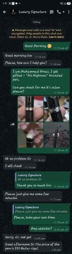 His Highness branded pen
