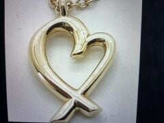 Tiffany and co loving heart pendant