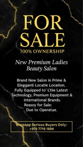 Ladies Salon For Sale 