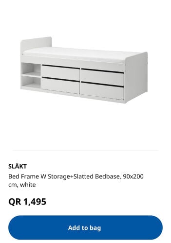 2 beds with storage and mattresses 
