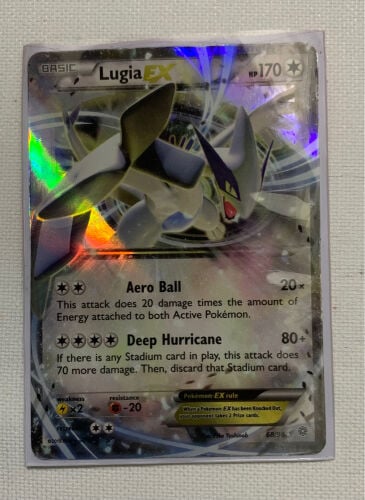 LugiaEX pokemon card