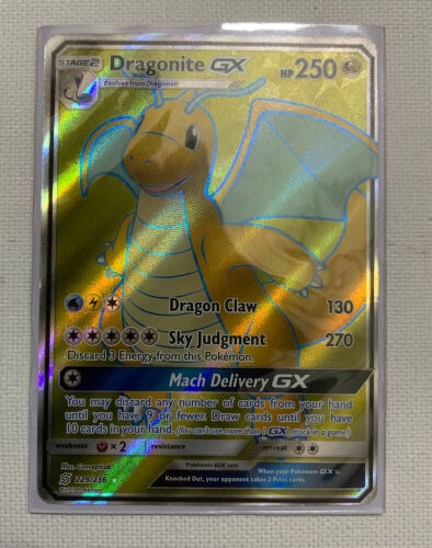 DragoniteGX pokemon card