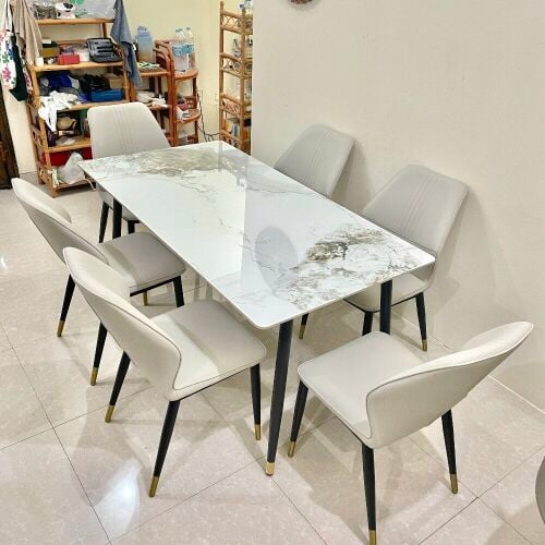 dining chair and table