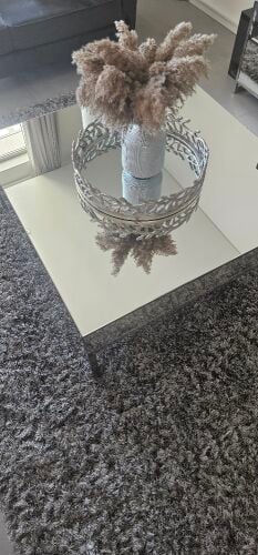 mirrored table