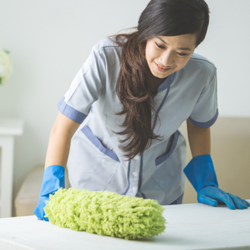 Cleaning and hospitality