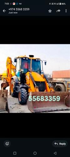 for rent jcb bakhoe loder