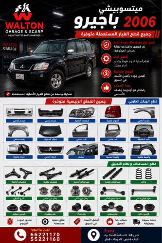 Mitsubishi Pajero 2006 scrap parts