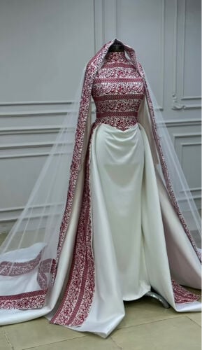 Henna bride dress