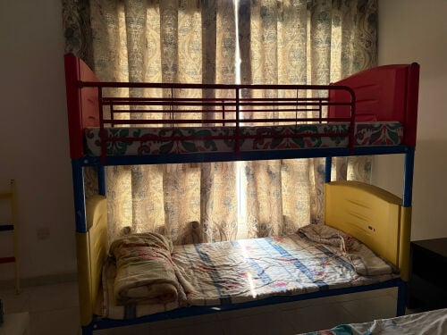 Bunk bed. 