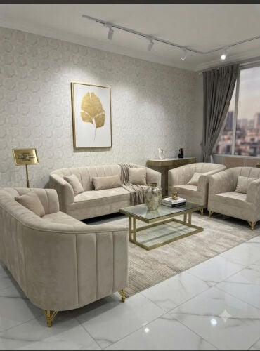 Modern Sofa Set with a Royal Touch