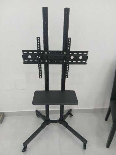 حامل تلفزيون مزود بعربة، مناسب لأ