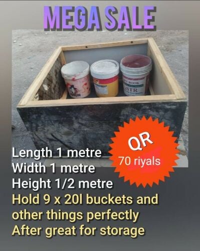 sea cargo woodbox