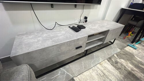 Grey TV Unit 