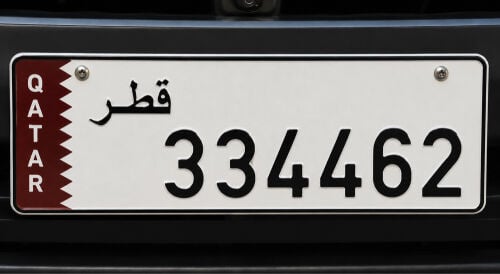 Exclusive Qatar Plate