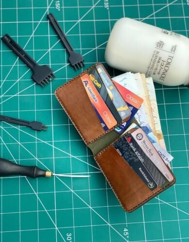 pure hand made wallet