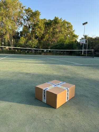 Green tennis balls