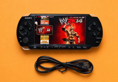 psp 3000 with 50  games